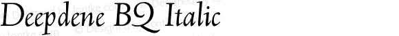 Deepdene Italic