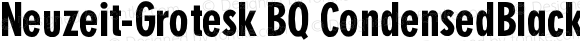 Neuzeit-Grotesk BQ CondensedBlack