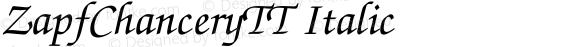 ZapfChanceryTT Italic