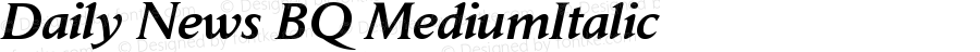 Daily News Medium Italic