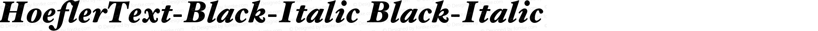 HoeflerText-Black-Italic Black-Italic