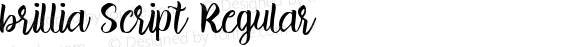 brillia Script Regular