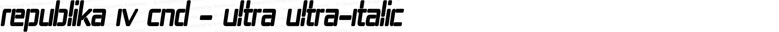 Republika IV Cnd - Ultra Ultra-Italic