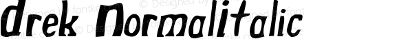 Drek NormalItalic