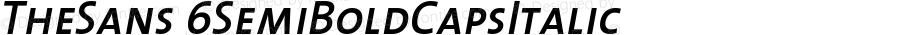 TheSans 6 SemiBold Caps Italic