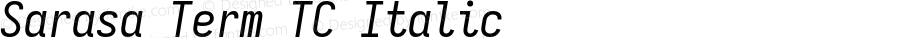 Sarasa Term TC Italic