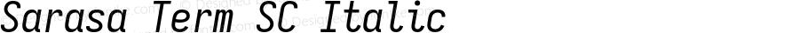 Sarasa Term SC Italic