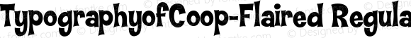 TypographyofCoop-Flaired Regular
