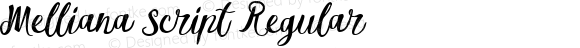 Melliana Script Regular