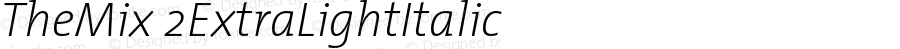 TheMix 2ExtraLightItalic