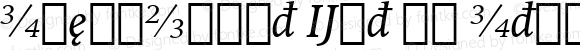 IowanOldSt Ext BT Italic Extension
