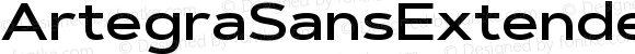 Artegra Sans Extended W02 SmBd