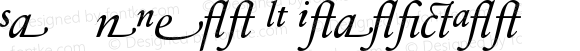 SabonNext LT Italic Alternate