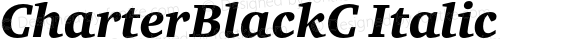 CharterBlackC Italic