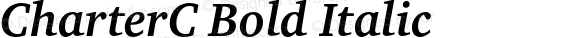 CharterC Bold Italic