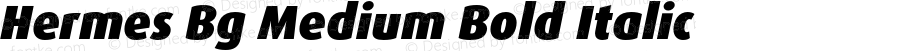 Hermes Bg Medium Bold Italic