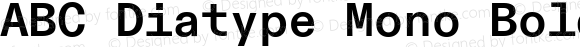 ABC Diatype Mono Bold