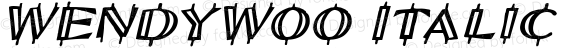 WendyWoo Italic