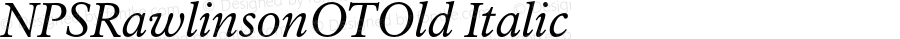 NPSRawlinsonOTOld Italic