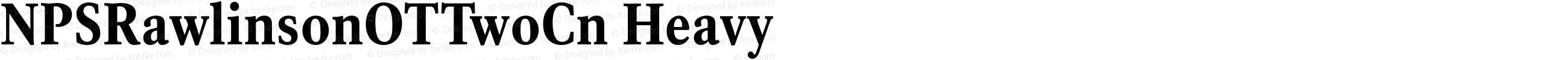 NPS Rawlinson OT Condensed Heavy