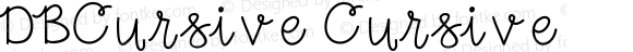 DBCursive Cursive