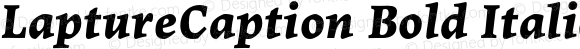 LaptureCaption Bold Italic