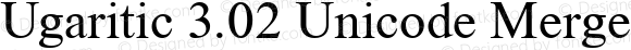 Ugaritic 3.02 Unicode Merged Regular