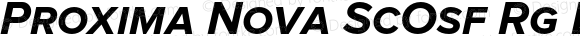 Proxima Nova ScOsf Rg Bold Italic