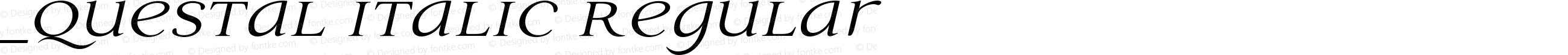 _Questal Italic Regular