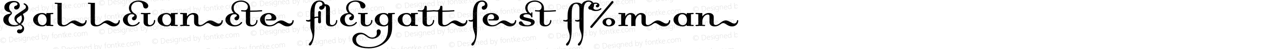 Dalliance Ligatures Roman