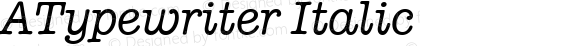 ATypewriter Italic