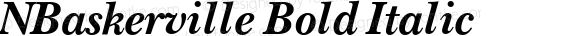 NBaskerville Bold Italic