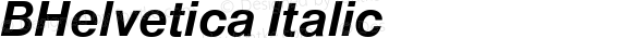 BHelvetica Italic