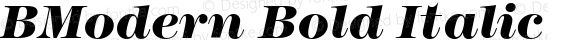 BModern Bold Italic