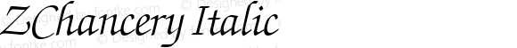 ZChancery Italic