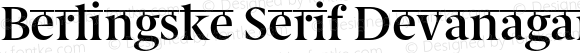 Berlingske Serif Devanagari Semi Bold