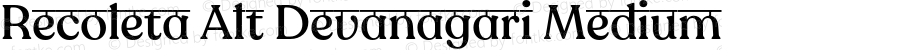 RecoletaAlt-Devanagari-Medium