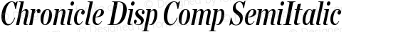 Chronicle Disp Comp SemiItalic