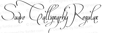 Suave Calligraphy Regular