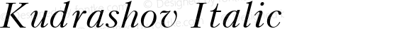 Kudrashov Italic