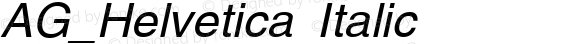 AG_Helvetica Italic