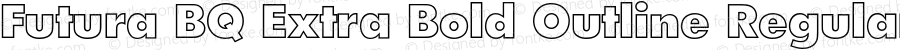 Futura BQ Extra Bold Outline