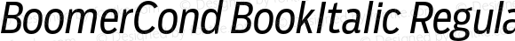 BoomerCond-BookItalic