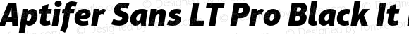 Aptifer Sans LT Pro Black It Regular