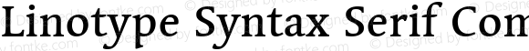 Linotype Syntax Serif Com Md Regular