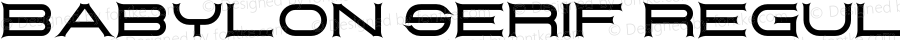 Babylon Serif