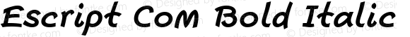 Escript Com Bold Italic