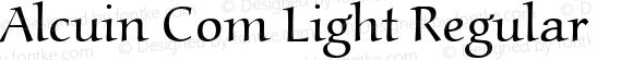 Alcuin Com Light Regular