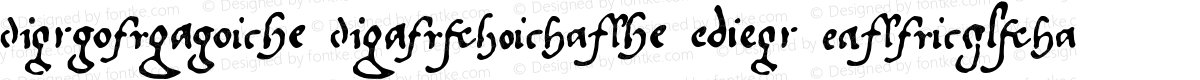 Longinus Ligatures Two Regular