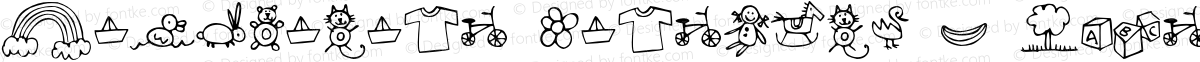 Kidwriting Dingbats 3 Regular